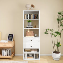 A3 Modular Closet Organizer Open Wardrobe White