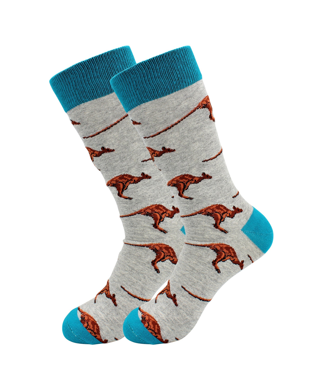 Sick Socks – Kangaroo – Exotic Animals Casual Dress Socks - Horizon Bliss