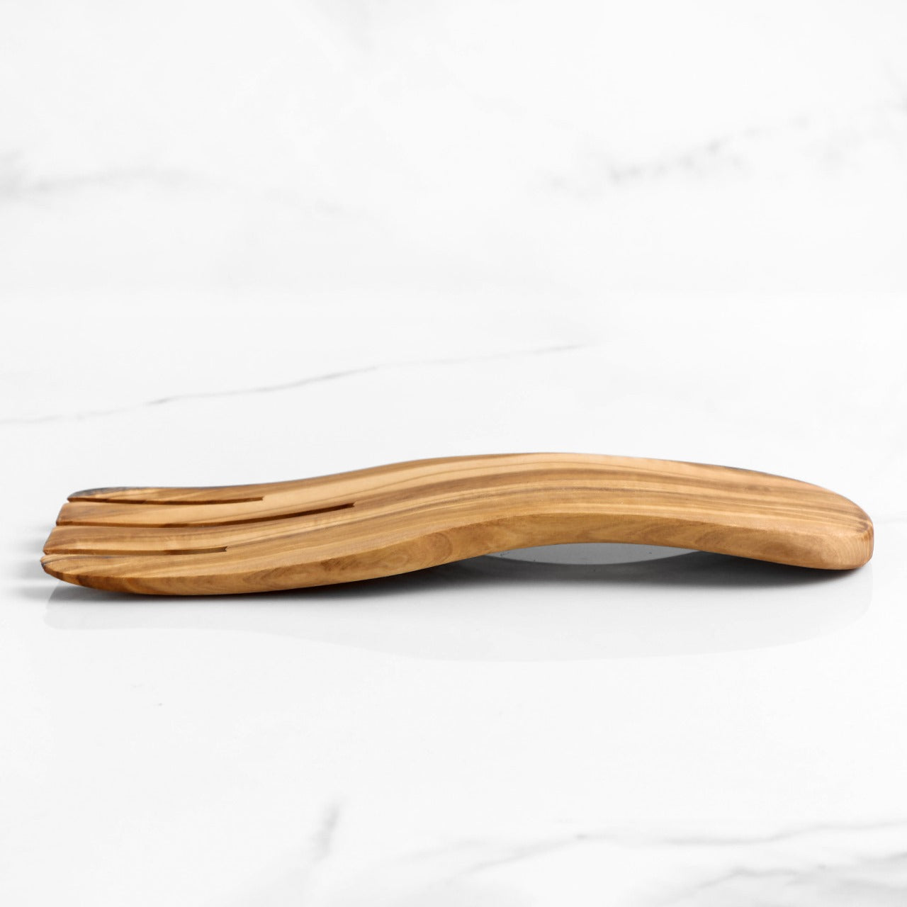 Handmade Olive Wood Salad Hands – 2-Piece Serving Set