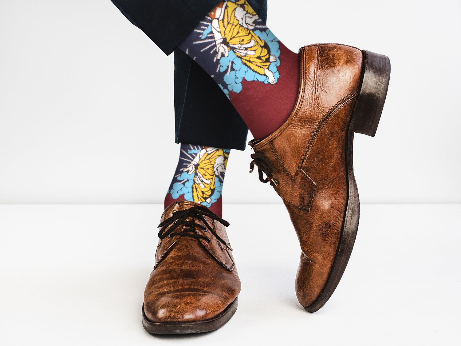 Sick Socks -Jesus – Off The Wall Casual Dress Socks - Horizon Bliss