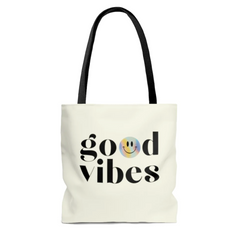 Good Vibes Beach Shopper Tote Bag Medium - Horizon Bliss