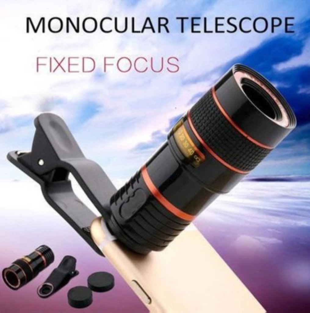 HD Optical Zoom Smartphone Lens with Universal Mobile Phone Clip - Horizon Bliss