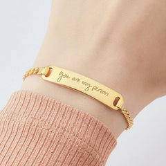 Handwriting Bracelet, Signature Bracelet, Women Bracelet