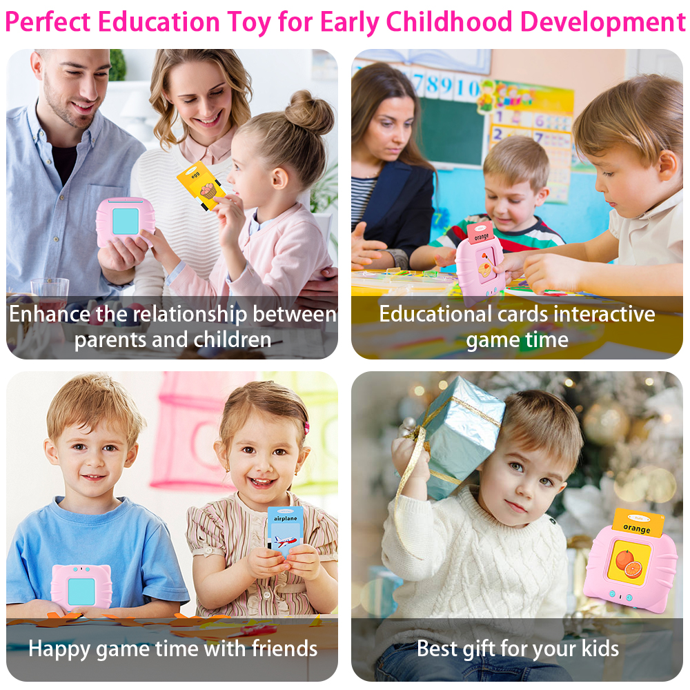 Childhood Early Intelligent Education Talking Flash Cards Toy - Horizon Bliss