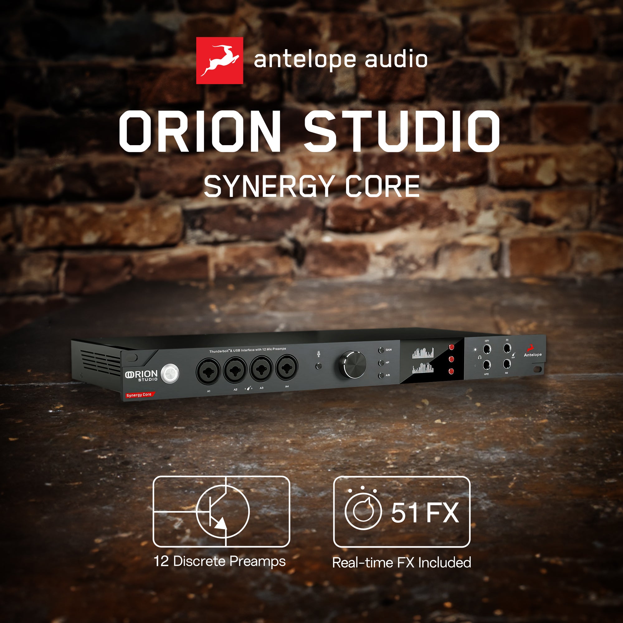 Antelope Audio - Orion Studio Synergy Core | 16x26 TB Audio Interface - Horizon Bliss