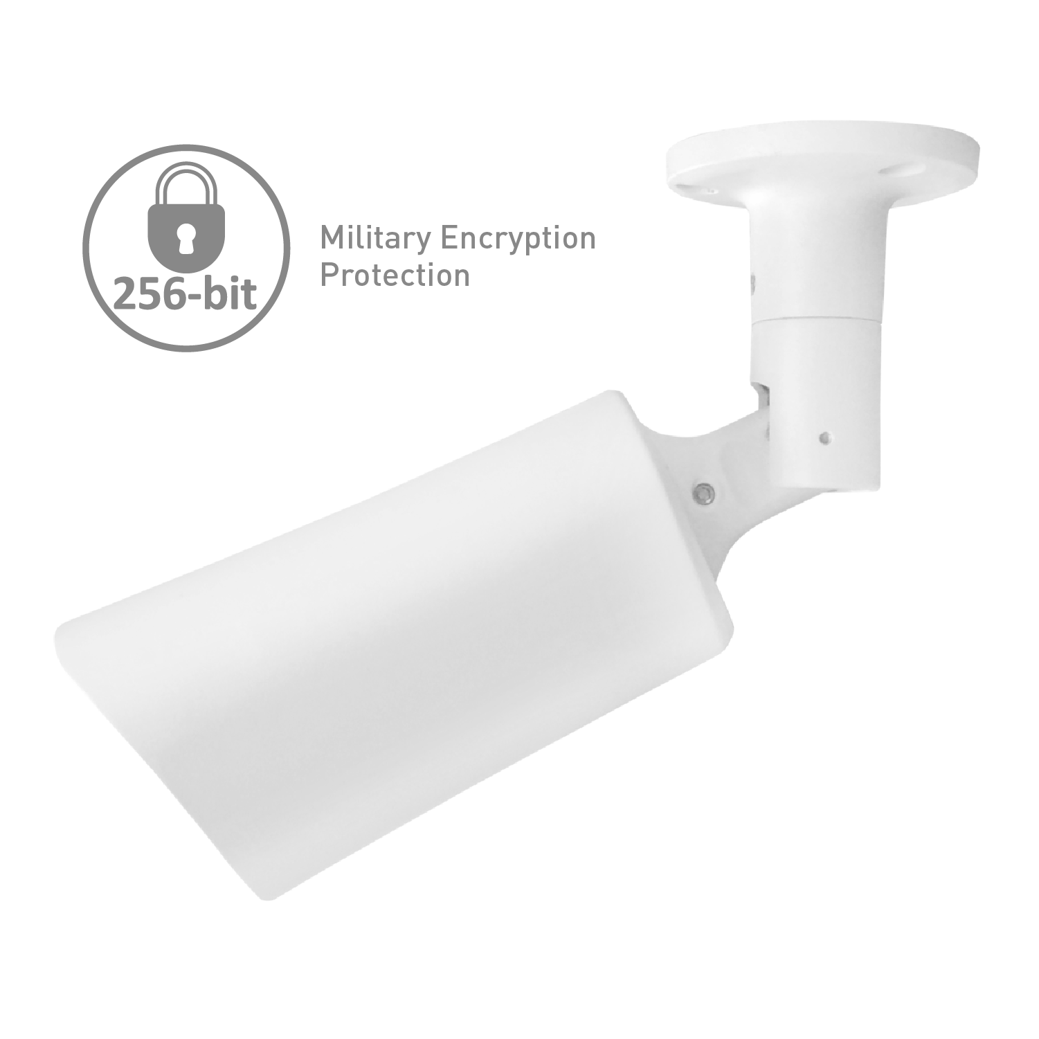 AR4 Outdoor Bullet Camera - White, AI Detection, Night Vision - Horizon Bliss