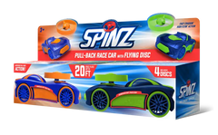 Spinz Pull Back Race Car with Flying Discs (2 Pack Assortment) - Horizon Bliss