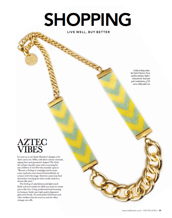 Chevron Priestess II Necklace - Horizon Bliss