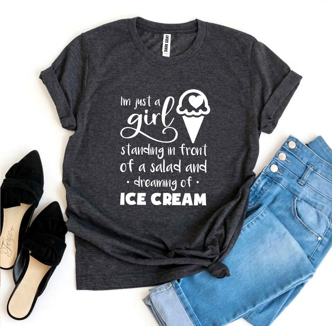 Just a Girl T-shirt - Horizon Bliss