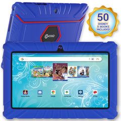 V8-2 Blue 7" Kids Android Tablet 32GB Featuring 50 Disney eBooks - Horizon Bliss