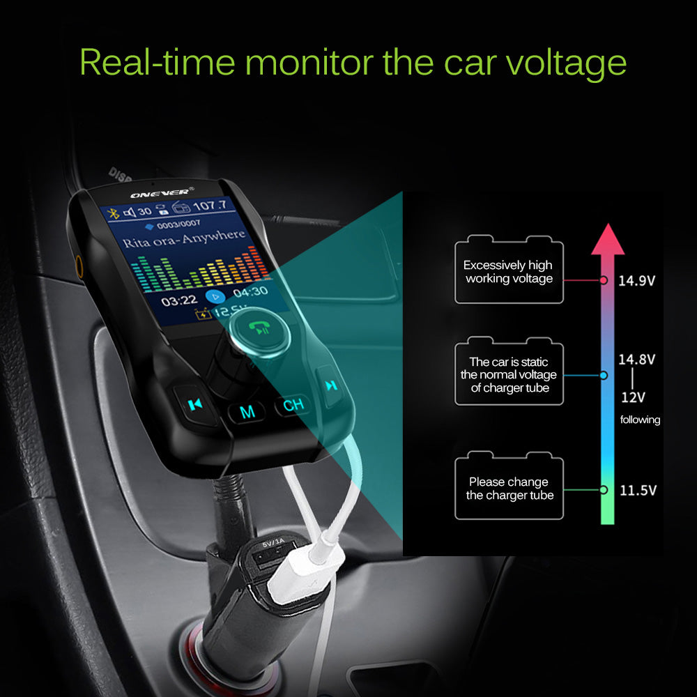 Bluetooth FM Transmitter for Car Bluetooth V3.0 - Horizon Bliss