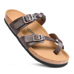 Aerothotic Irenic Women's Soft Footbed Strappy Slide Sandals - Horizon Bliss