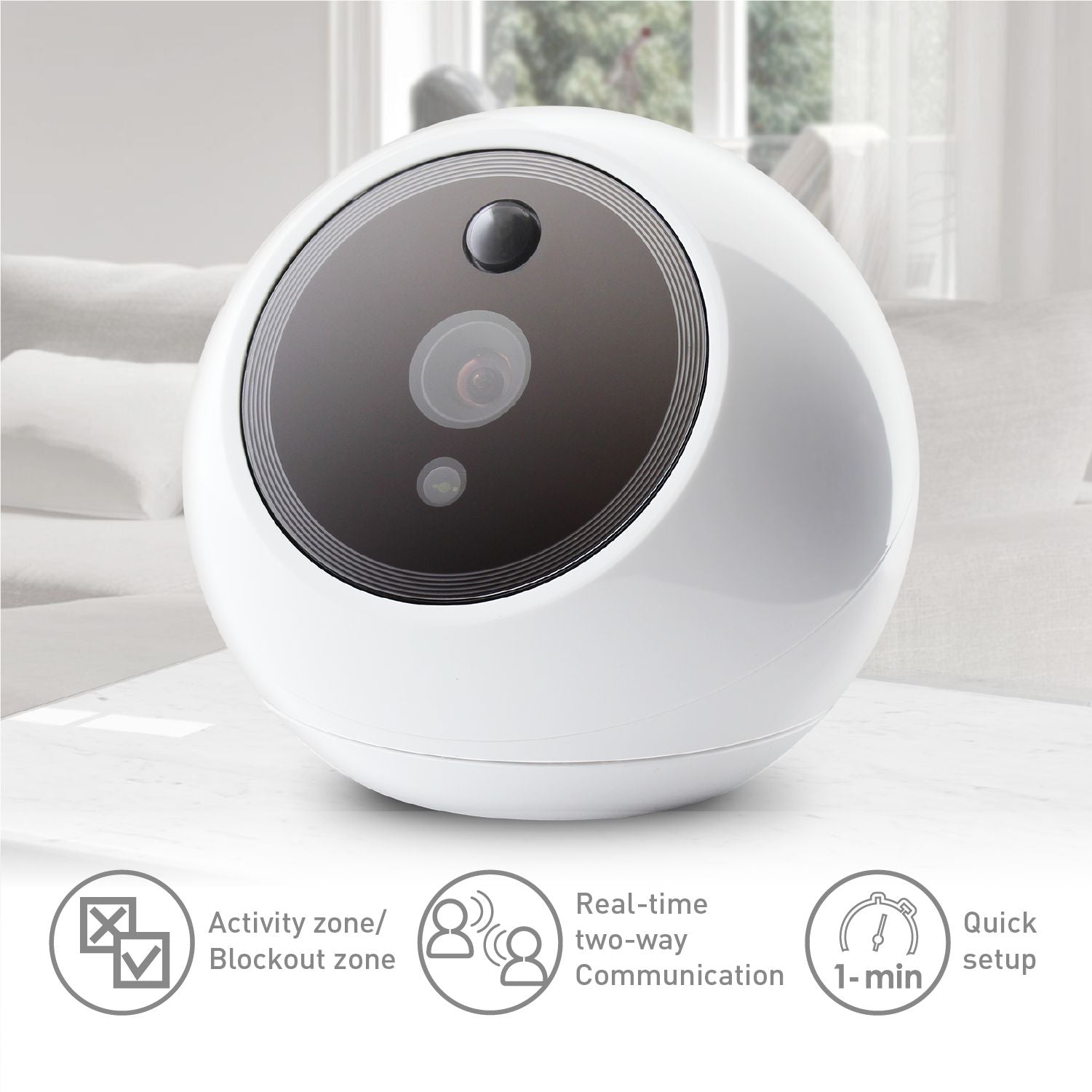 Apollo Indoor Security Camera - Horizon Bliss