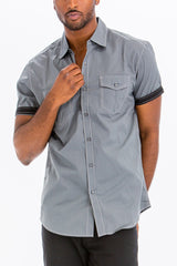 Outline Stitch Two Pocket Shirt - Horizon Bliss