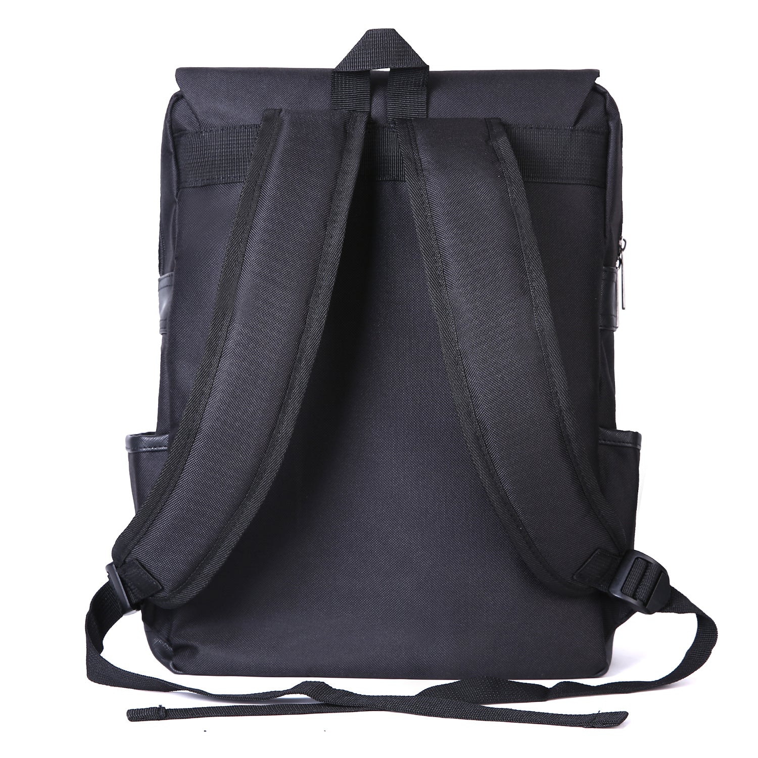 Slim Backpack,College, School & Business Fits 15-inch Laptop-All-Black - Horizon Bliss