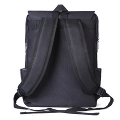 Slim Backpack,College, School & Business Fits 15-inch Laptop-All-Black - Horizon Bliss