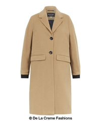 (PRE-ORDER) Womens Wool Blend Winter Warm Knee Length Coat - Horizon Bliss