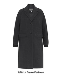 (PRE-ORDER) Womens Wool Blend Winter Warm Knee Length Coat - Horizon Bliss