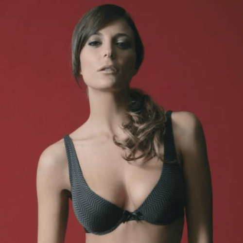 Sassa Dark Soul Deep-V Plunge Push Up Bra - Horizon Bliss