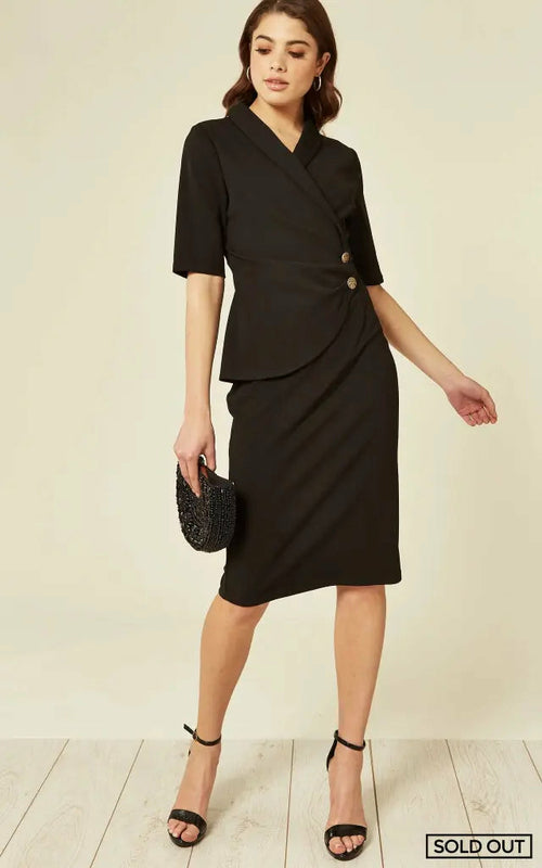 Diane Wrap Blazer Dress - Horizon Bliss