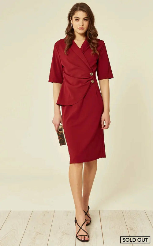 Diane Wrap Blazer Dress - Horizon Bliss