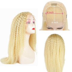 Beumax 200% Density 613 Blonde 13x4 Lace Frontal 13x6 Brazilian Curly - Horizon Bliss