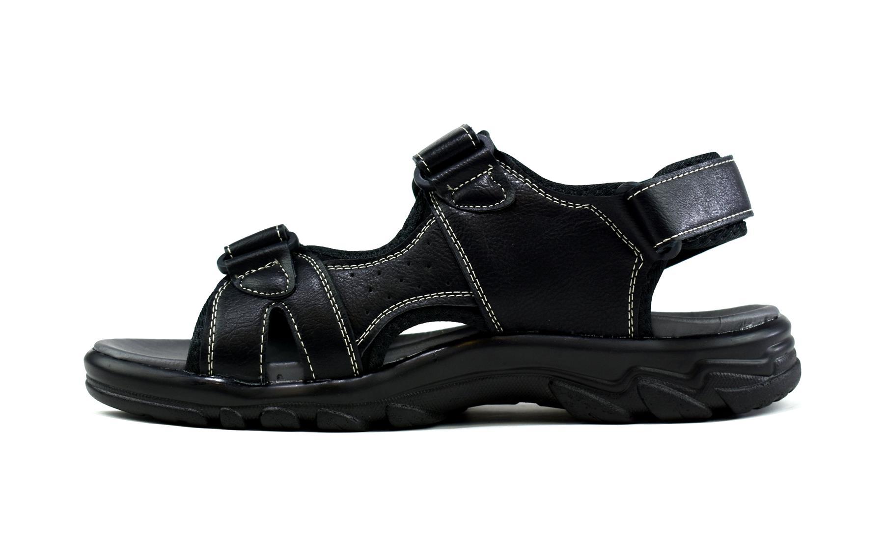 Men's Strappy Summer Sandals Black - Horizon Bliss