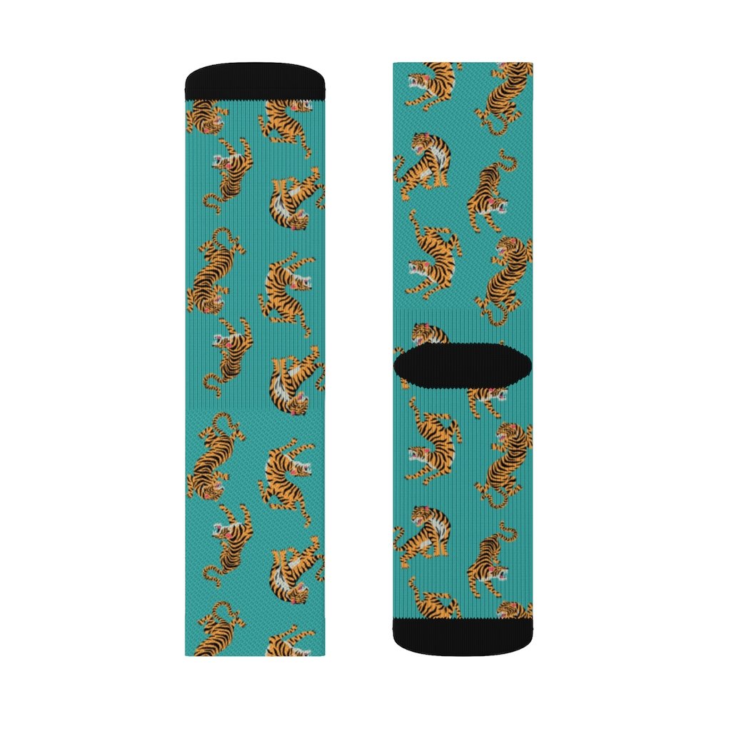 Tiger Fun Novelty Socks - Horizon Bliss