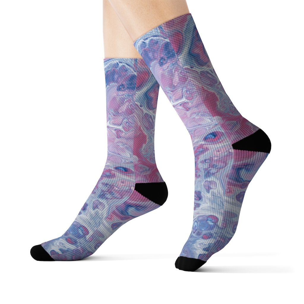 Tie Dye Fun Novelty Socks - Horizon Bliss