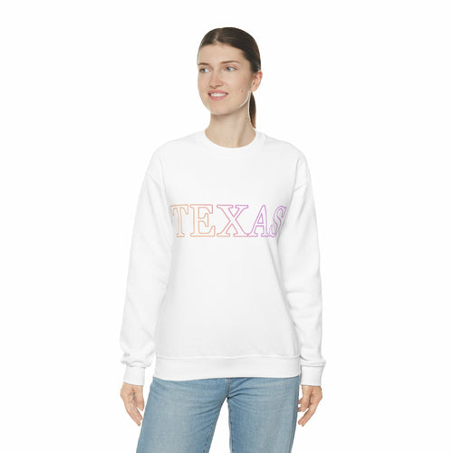 Womens Texas Gradient Crewneck Sweatshirt - Horizon Bliss