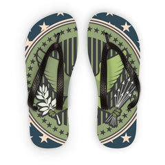 Eagle Seal Flip Flops