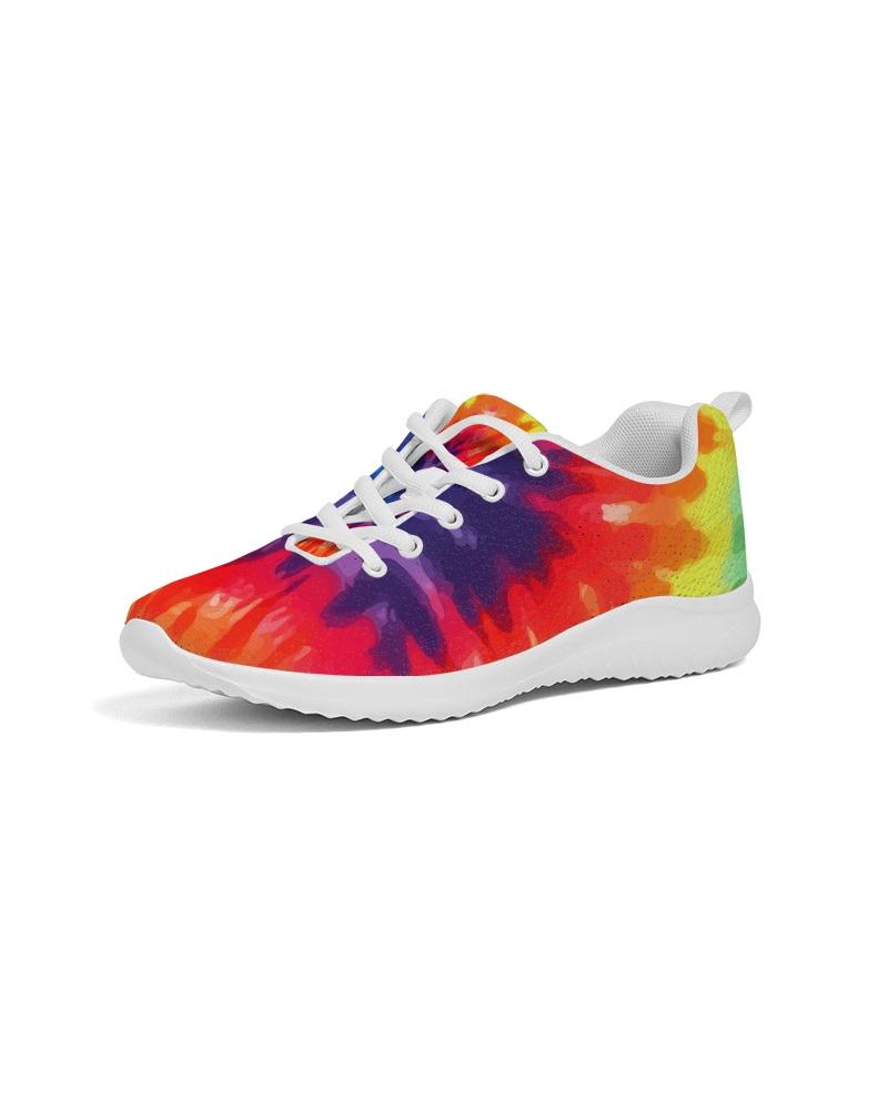 Womens Sneakers - Multicolor Tie-dye Style Low Top Canvas Running - Horizon Bliss