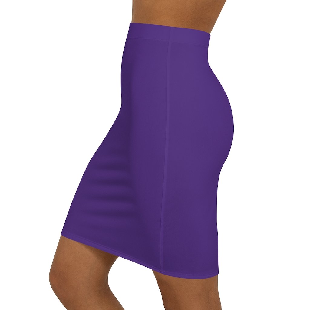 Womens Skirt, Purple Pencil Skirt - Horizon Bliss