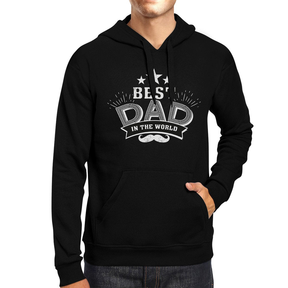 Best Dad In The World Unisex Black Vintage Style - Horizon Bliss