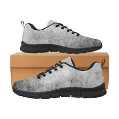 Womens Sneakers, Grey And Black  Running Shoes - Horizon Bliss