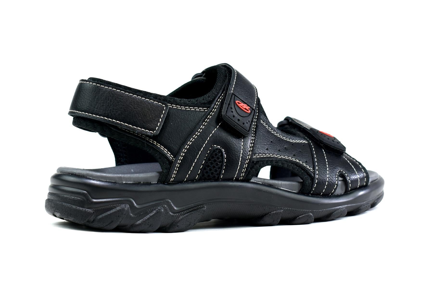 Men's Strappy Summer Sandals Black - Horizon Bliss