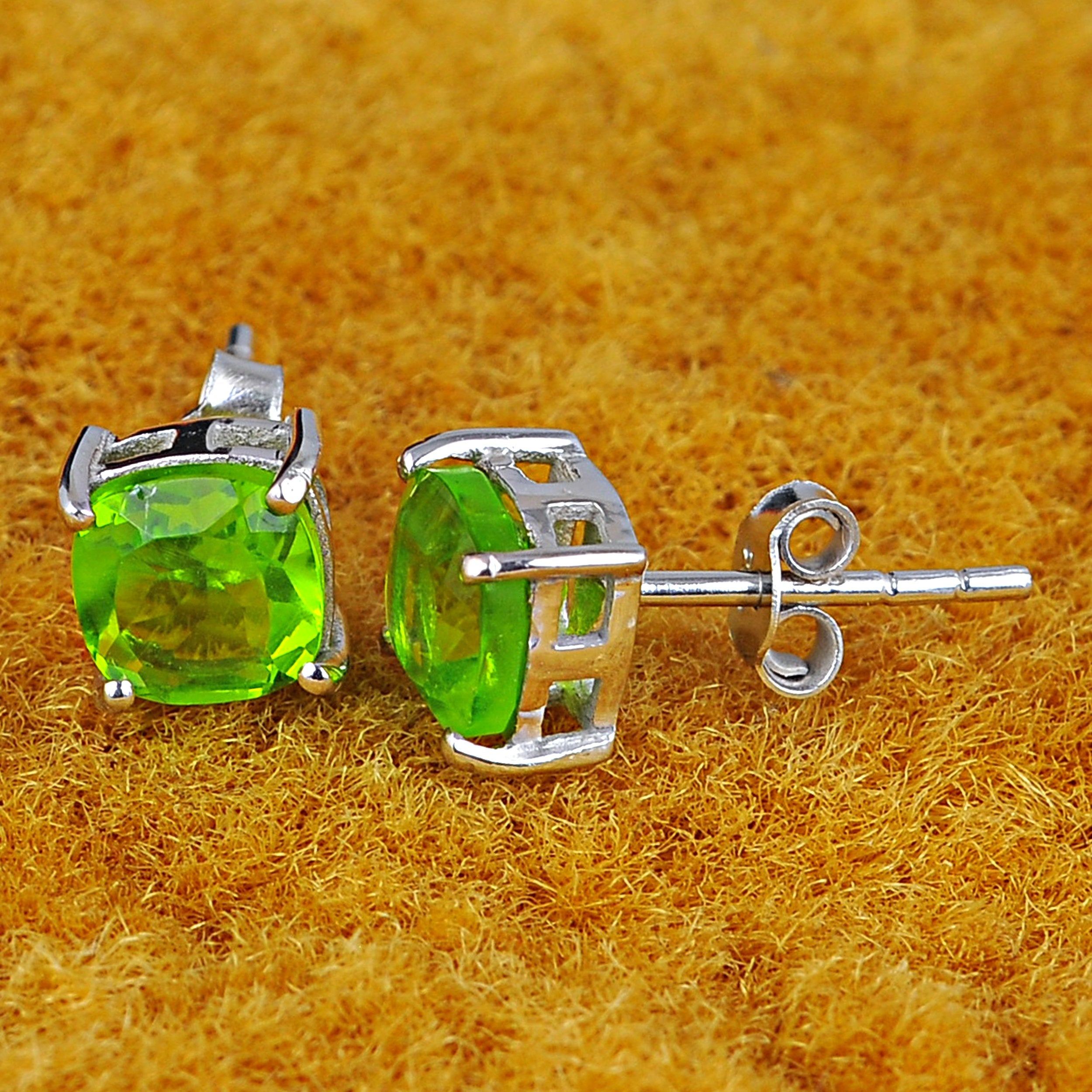 Dazzlers Birthstone Stud Earrings Sterling Silver - Horizon Bliss