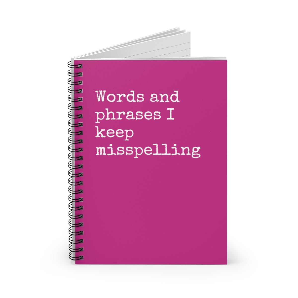 Words and Phrases I keep Misspelling Funny Notebook - Horizon Bliss