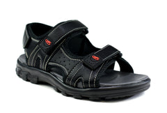 Men's Strappy Summer Sandals Black - Horizon Bliss