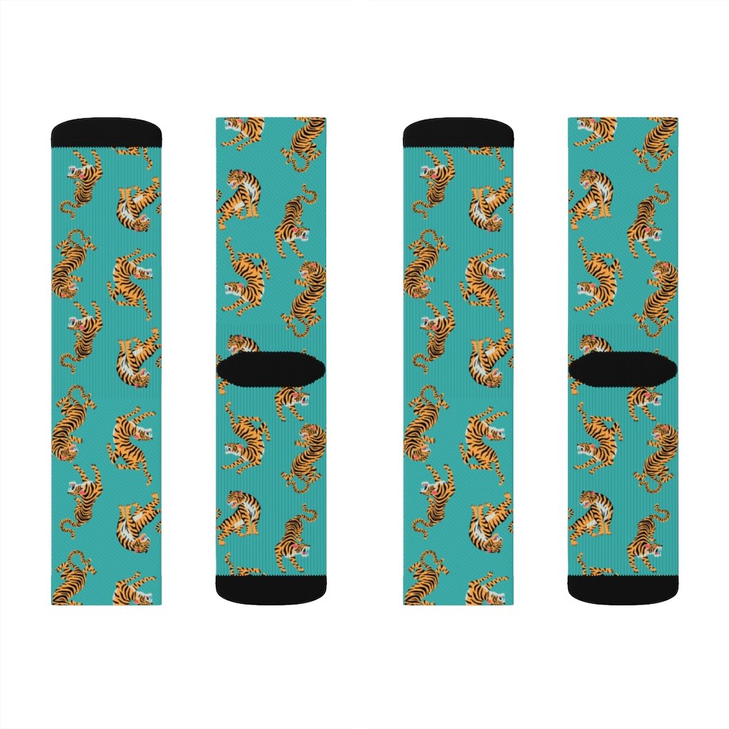 Tiger Fun Novelty Socks - Horizon Bliss