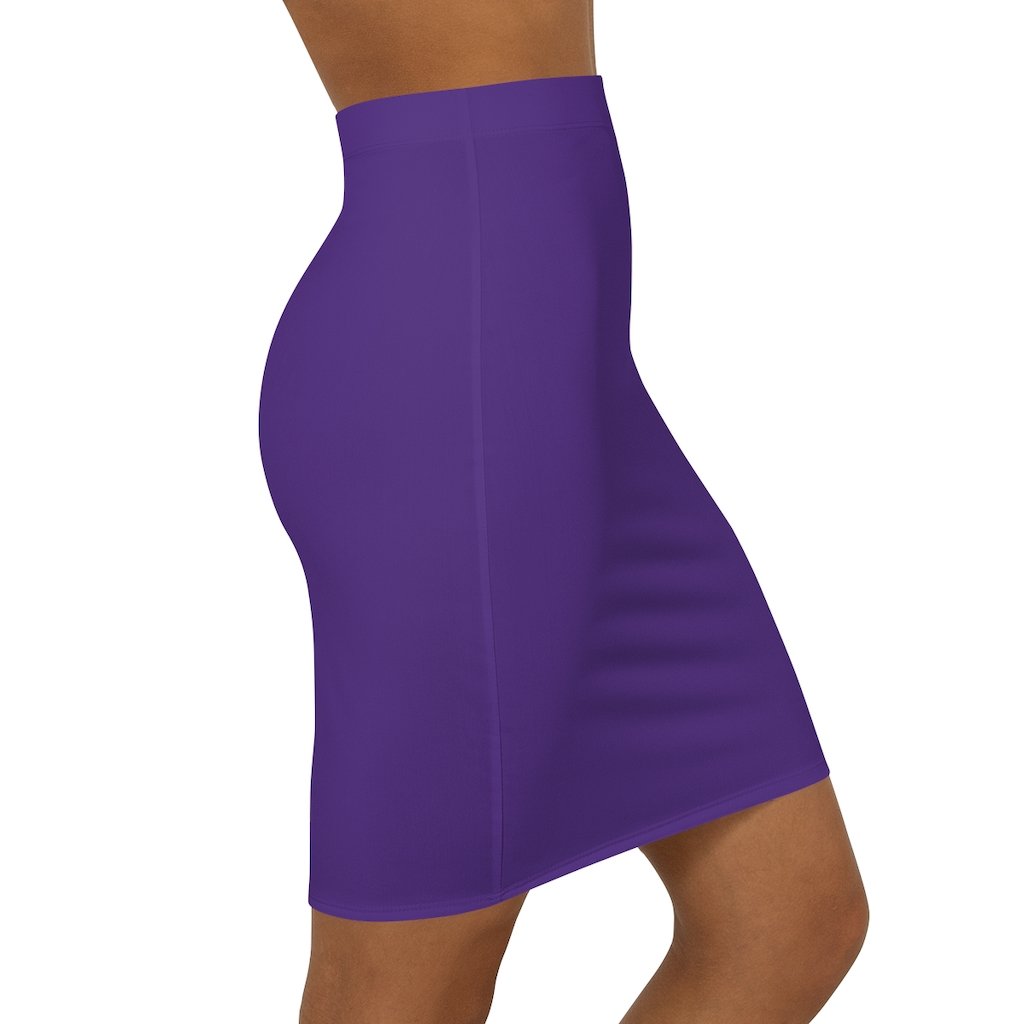 Womens Skirt, Purple Pencil Skirt - Horizon Bliss