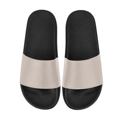 Womens Slides, Flip Flop Sandals, Beige - Horizon Bliss