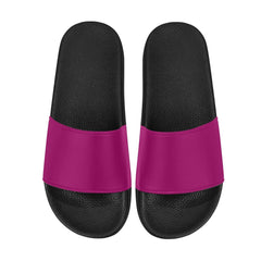 Womens Slides, Flip Flop Sandals, Purple - Horizon Bliss