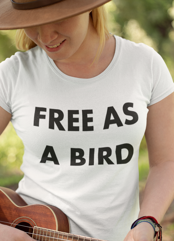 Free As a Bird Women T-shirt - Horizon Bliss