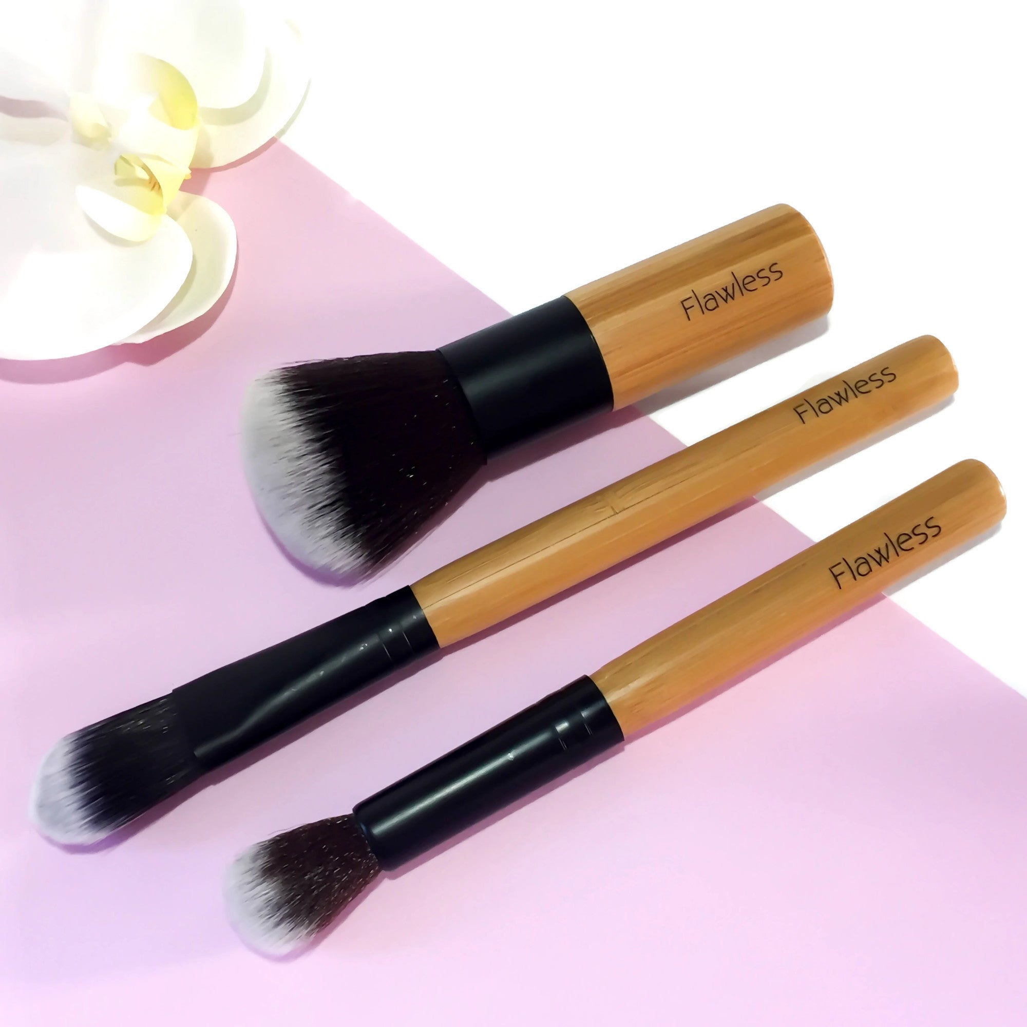 Makeup Brush Set Trio - Fresh - Horizon Bliss