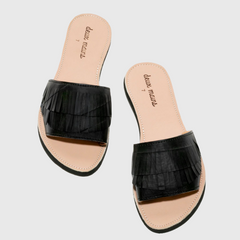 Fringe Slide Sandal - Horizon Bliss