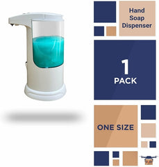 Automatic Dish Soap Dispenser for Kitchen Sink. White Small Soap - Horizon Bliss