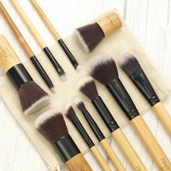 The Sustainable 11-Piece Makeup Brush Set - Horizon Bliss