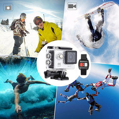 4K  Waterproof All Digital UHD WiFi Camera + RF Remote And Accessories - Horizon Bliss