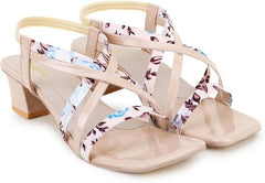 Women Multicolor Heels Sandal - Horizon Bliss